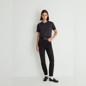 MAVI Star Real Blue Anthracite Smoke Jeans - womens black jeans %cotton